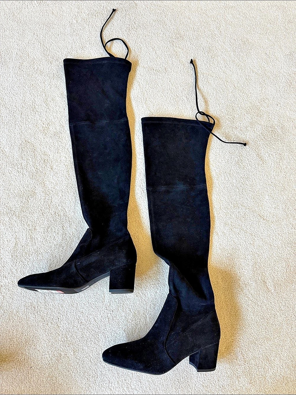 Stuart Weitzman Tieland Over-the-Knee Boot Boots Black US 9